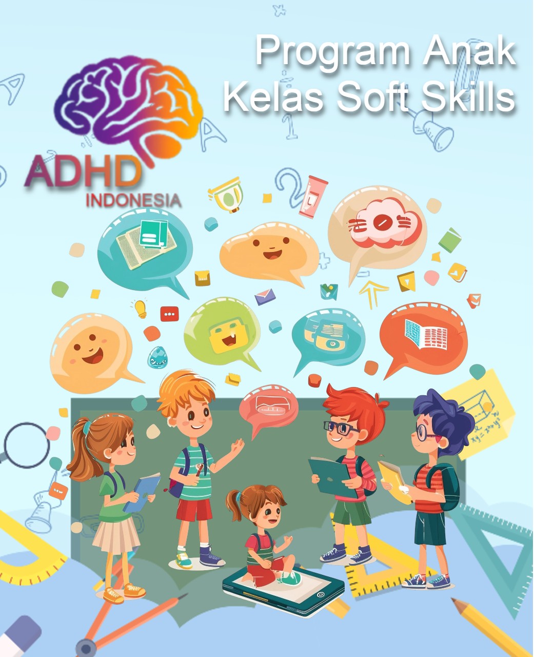 Program ADHD Indonesia Kabupaten Kepulauan Yapen Kelas Soft Skills Anak ADHD