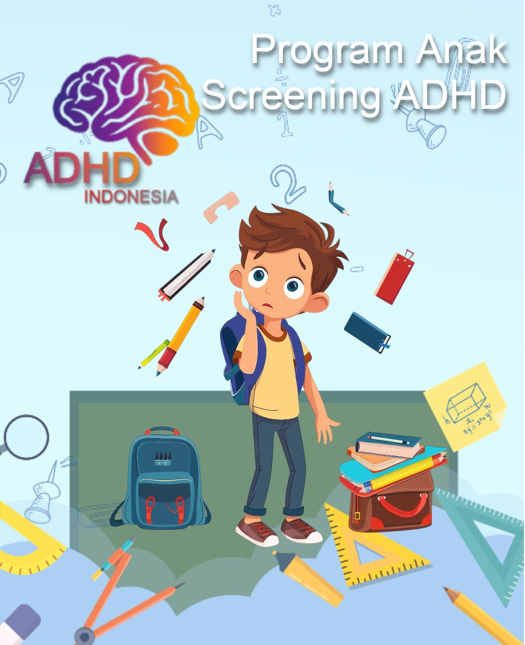 Program ADHD Indonesia Kabupaten Kepulauan Yapen Screening ADHD Non-Diagnostik