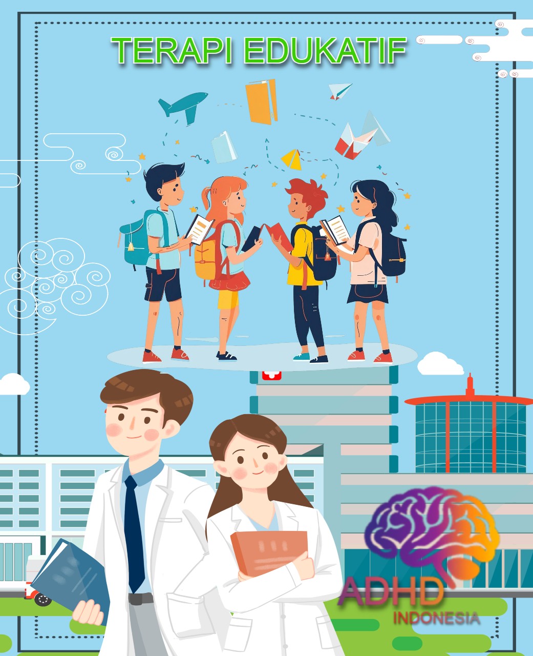 Mitra ADHD Indonesia Kabupaten Kepulauan Yapen untuk Terapi Edukatif Berbasis Pembelajaran untuk Anak ADHD
